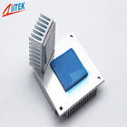 De populaire volgzame 1.5mmT 1.25W/M-K Silicon Thermal Pad Hoge duurzaamheid van RoHS voor Handbediende Elektronika