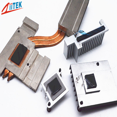 18 Shore 00 zwarte siliconen rubberen thermische pad 1.8W/MK voor Heat Pipe-geheugenmodules