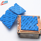 Warm verkoop 7W thermisch siliconen isolatie pad voor gpu cpu koelpad 0,5mmT lage thermische weerstand
