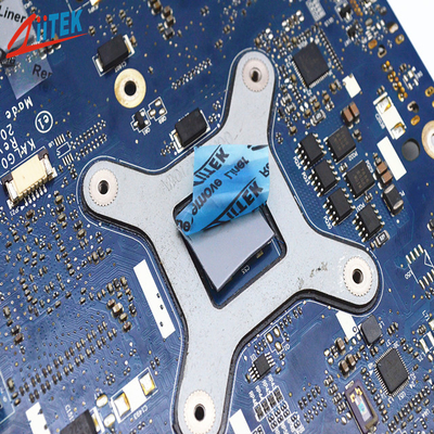 China aangepaste thermische pad hoge temperatuur bestand thermische geïsoleerde gap pad voor GPU laptop