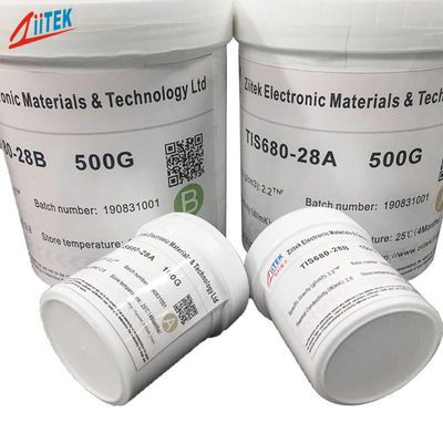 Witte kleur Twee verbinding 2.8W/m-K Thermisch geleidende verbinding voor LED- en Power Drive-putting