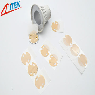 Motorcontrollers Lichte Amber Op maat gemaakte 1.6W Fase Change Thermal Pad 0.102mm Dikte