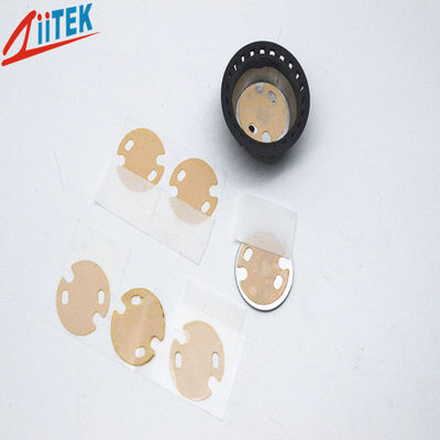 Motorcontrollers Lichte Amber Op maat gemaakte 1.6W Fase Change Thermal Pad 0.102mm Dikte