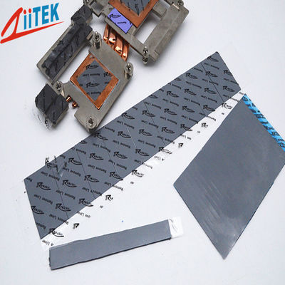Soft and Compressible Silicone Free Thermal Pad voor displaycards Vervaardiging ROSH-conformiteit 2.0W/MK