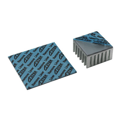 Grijs zacht siliconen thermisch pad 6.5W hoge warmtegeleidbaarheid voor elektronica koeling