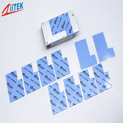 Premium Zachte 2.6W Siliconen Thermische Pad Zelfklevende Thermische Vuller Pad Voor Geavanceerde Koelingsbehoeften