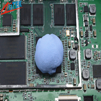 Blauwe warmtegeleidende putty warmteoverdracht Silicone gel 2.5g/CC Voor de telecomindustrie