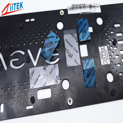 Elektrische isolatie thermisch geleidende siliconen pad thermische pad dikte 0,5 tot 5,0 mm thermische gap filler pad