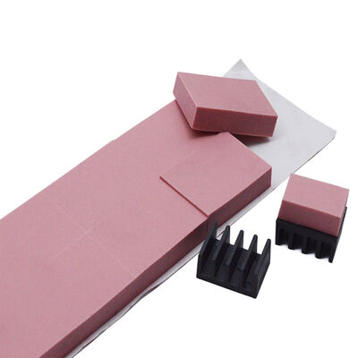 Roze 1.5W/MK Silica Thermische/Warmtegeleidende Pads Isolatieblad Voor Cpu/Gpu Grafische Kaart koeling
