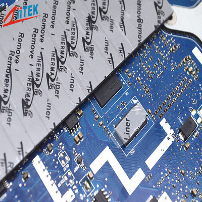 6W/MK Outgassing 0,30% Silicone Thermisch Stootkussen voor Elektronika 10“ x 16“