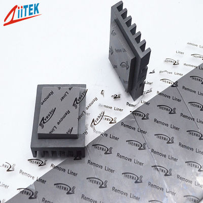 6W/MK Outgassing 0,30% Silicone Thermisch Stootkussen voor Elektronika 10“ x 16“