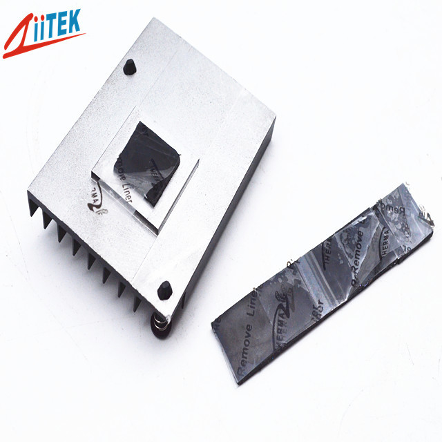 18 Shore 00 zwarte siliconen rubberen thermische pad 1.8W/MK voor Heat Pipe-geheugenmodules