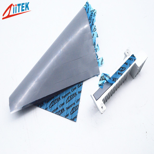 Grijs kleur Die Cut Thermal Silicone Conductive Pad voor GPU CPU Heatsink Cooling