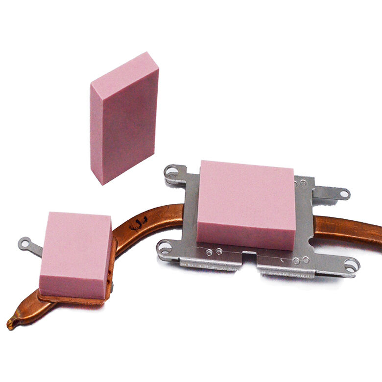 Roze 1.5W/MK Silica Thermische/Warmtegeleidende Pads Isolatieblad Voor Cpu/Gpu Grafische Kaart koeling