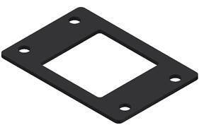 Dempende geluidsisolatie Zwart siliconen schuimmateriaal voor vliegtuigen, hogesnelheidstreinen, auto's